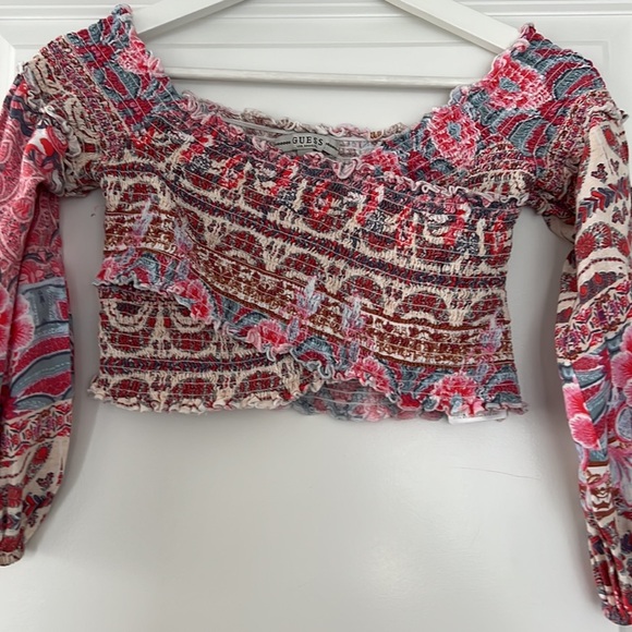 GUESS women floral  crop‎ top - Picture 4 of 6